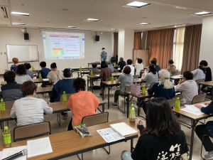 たけの観光協会主催GoToトラベル勉強会の様子。講師はコムサポートオフィス今井ひろこが担当。